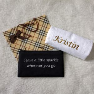 Personalized Towel & Pouch Gift Set with FREE Gift Bag