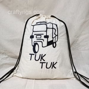 Tuk Tuk Drawstring Backpack