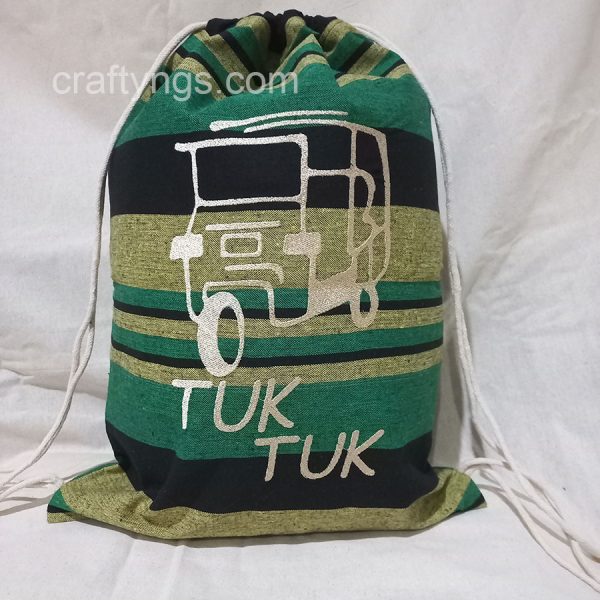 Tuk Tuk Drawstring Backpack