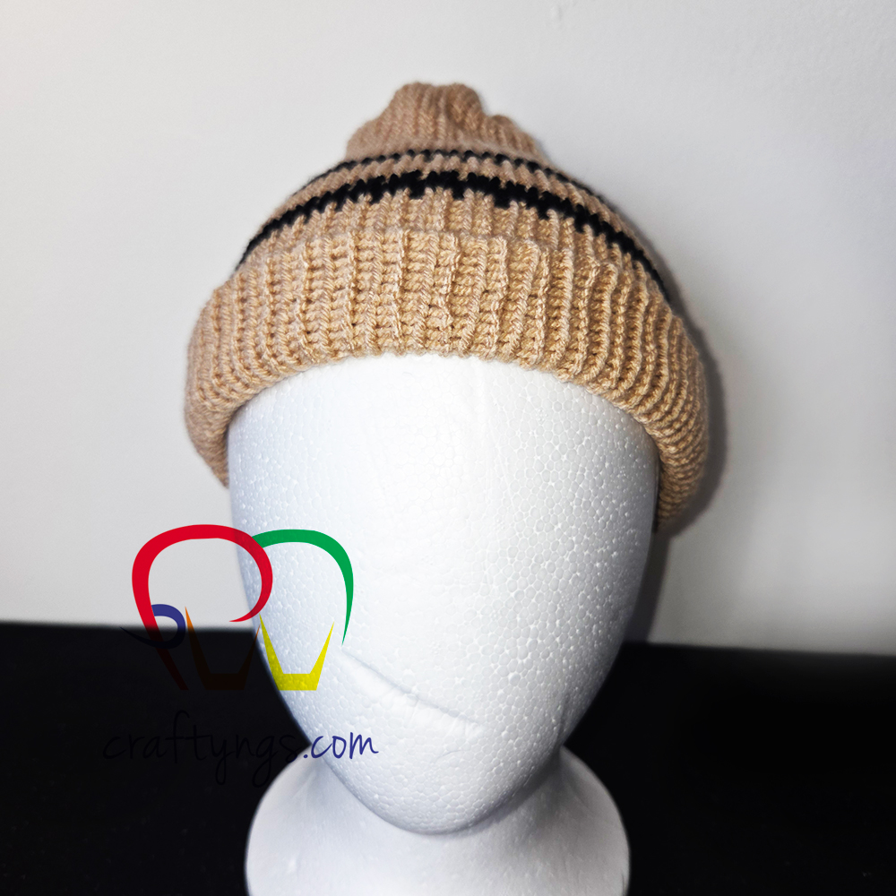 Stripe Beanie Hat - Image 2