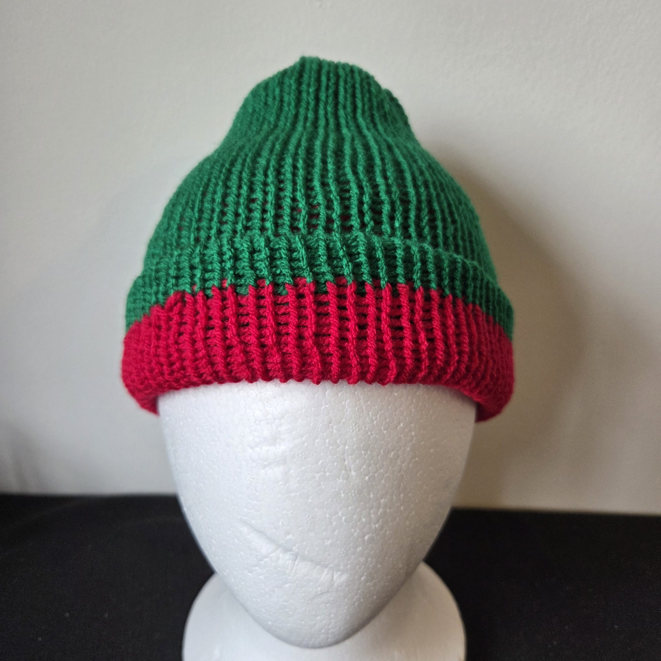 Beanie Winter Hat Reversible 2 tone - Image 3